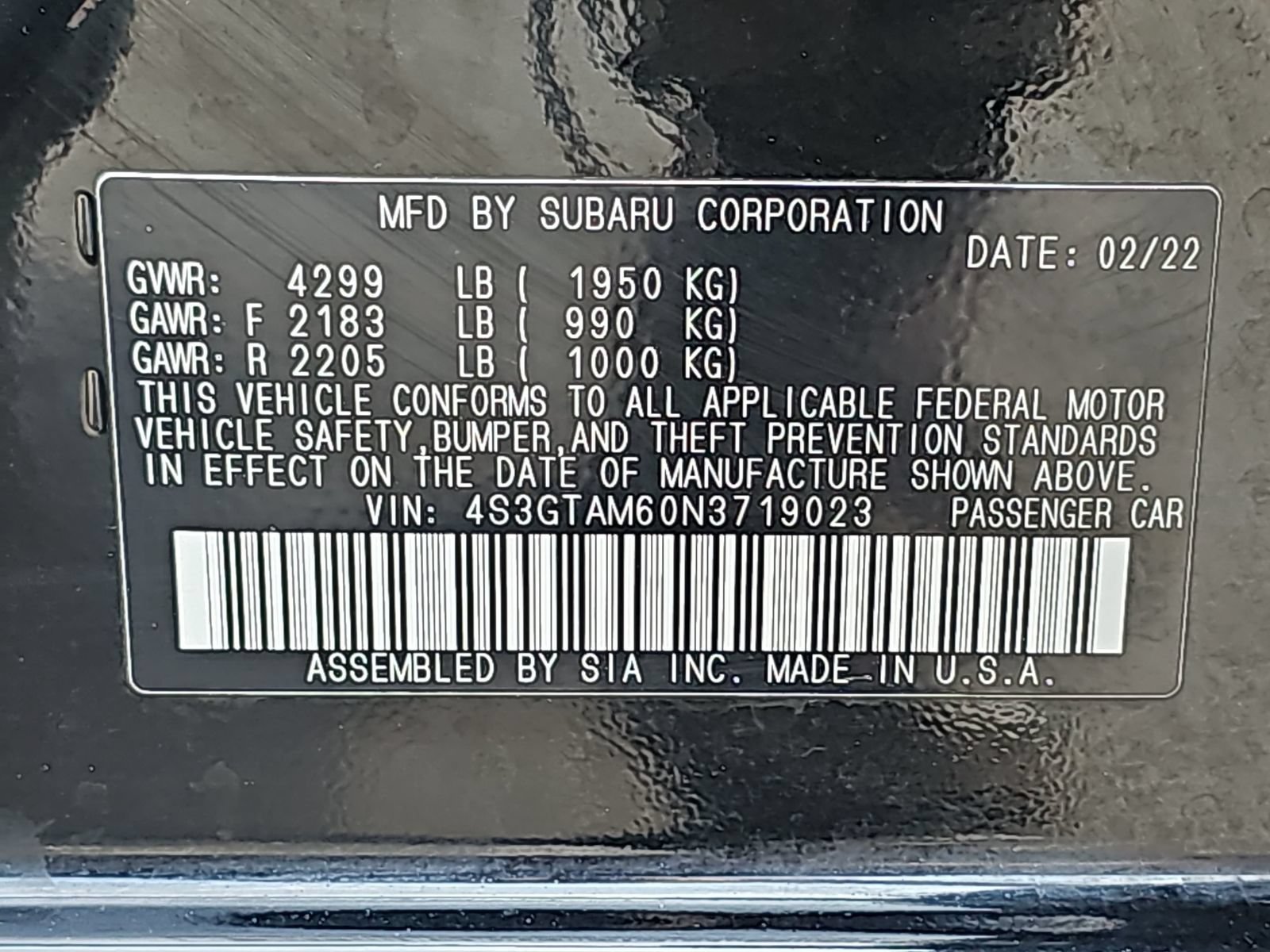 Certified 2022 Subaru Impreza 2.0i Sport w/ Popular Package #2 AWD/4WD image 39