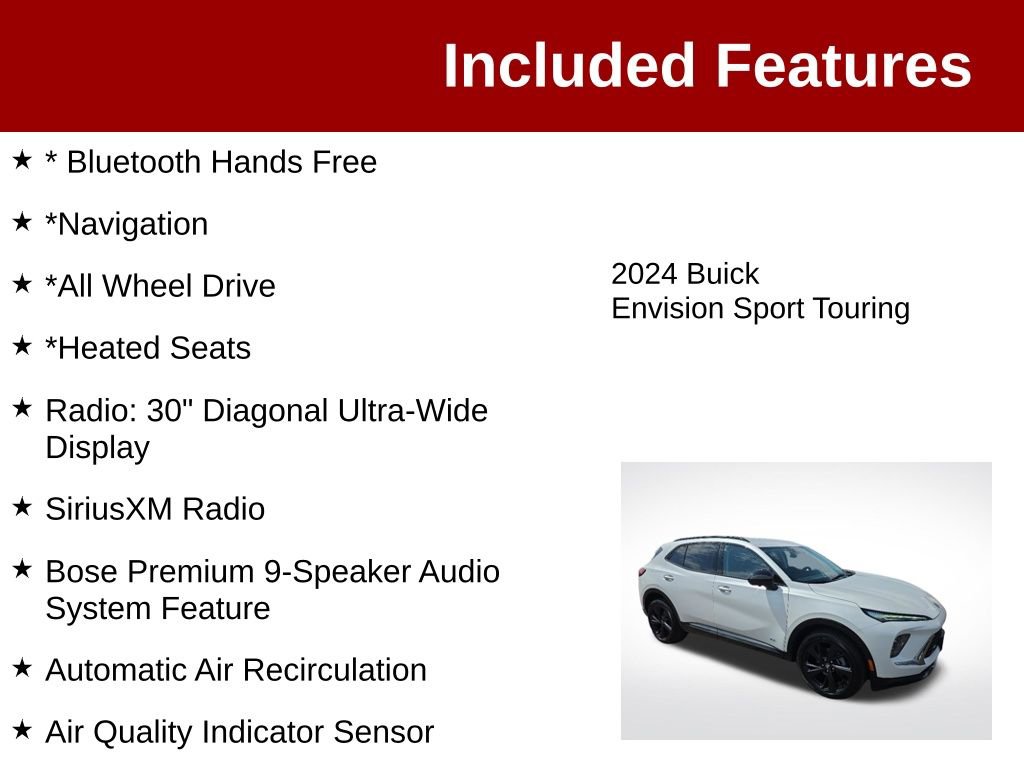 Used 2024 Buick Envision Sport Touring AWD/4WD image 3
