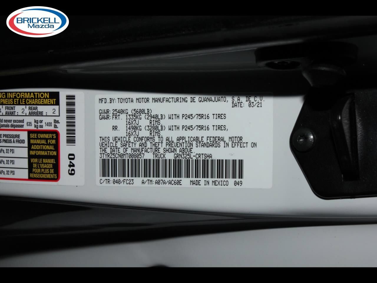 Used 2021 Toyota Tacoma SR5 RWD image 36