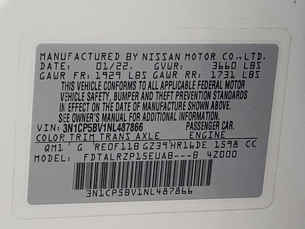 Used 2022 Nissan Kicks S FWD image 33