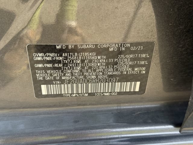 Used 2024 Subaru Crosstrek 2.0i Premium AWD/4WD image 35