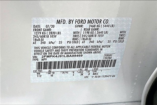 Used 2020 Ford Edge SEL w/ Convenience Package image 19