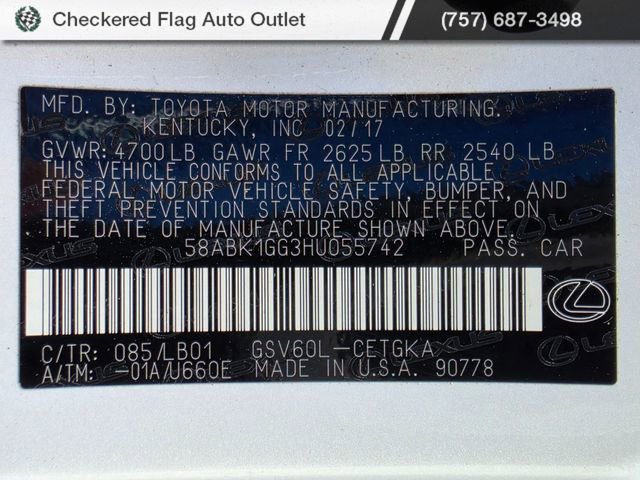 Used 2017 Lexus ES 350 w/ Luxury Package image 23