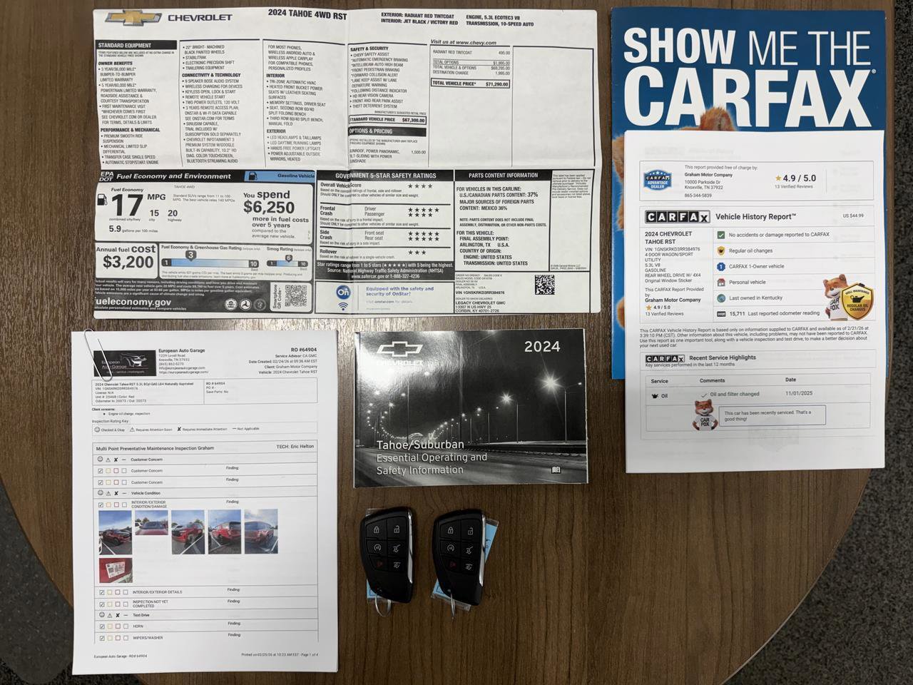 Used 2024 Chevrolet Tahoe RST AWD/4WD image 55