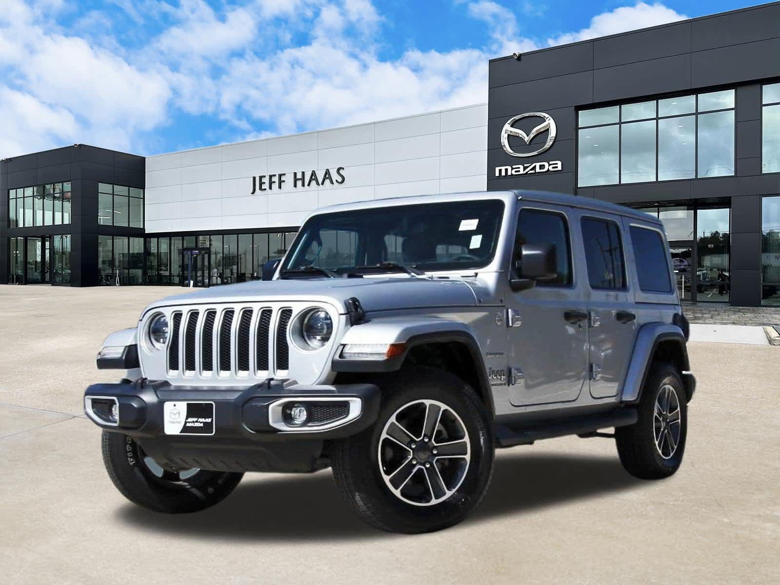 Used 2023 Jeep Wrangler Unlimited Sahara w/ LED Lighting Group AWD/4WD image 1