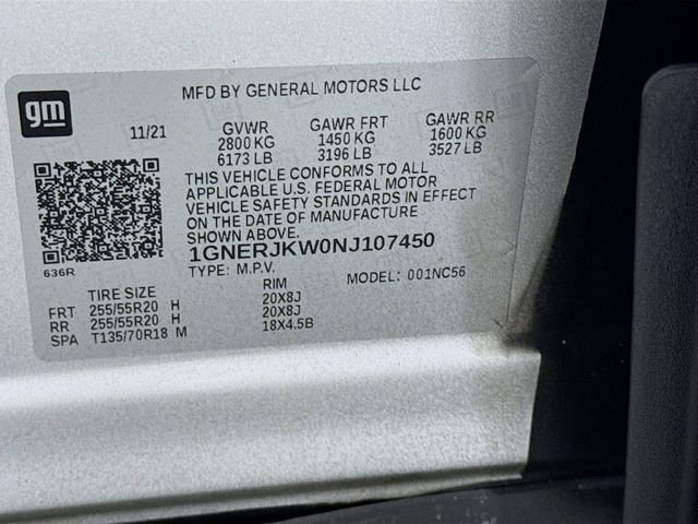 Used 2022 Chevrolet Traverse RS FWD image 32