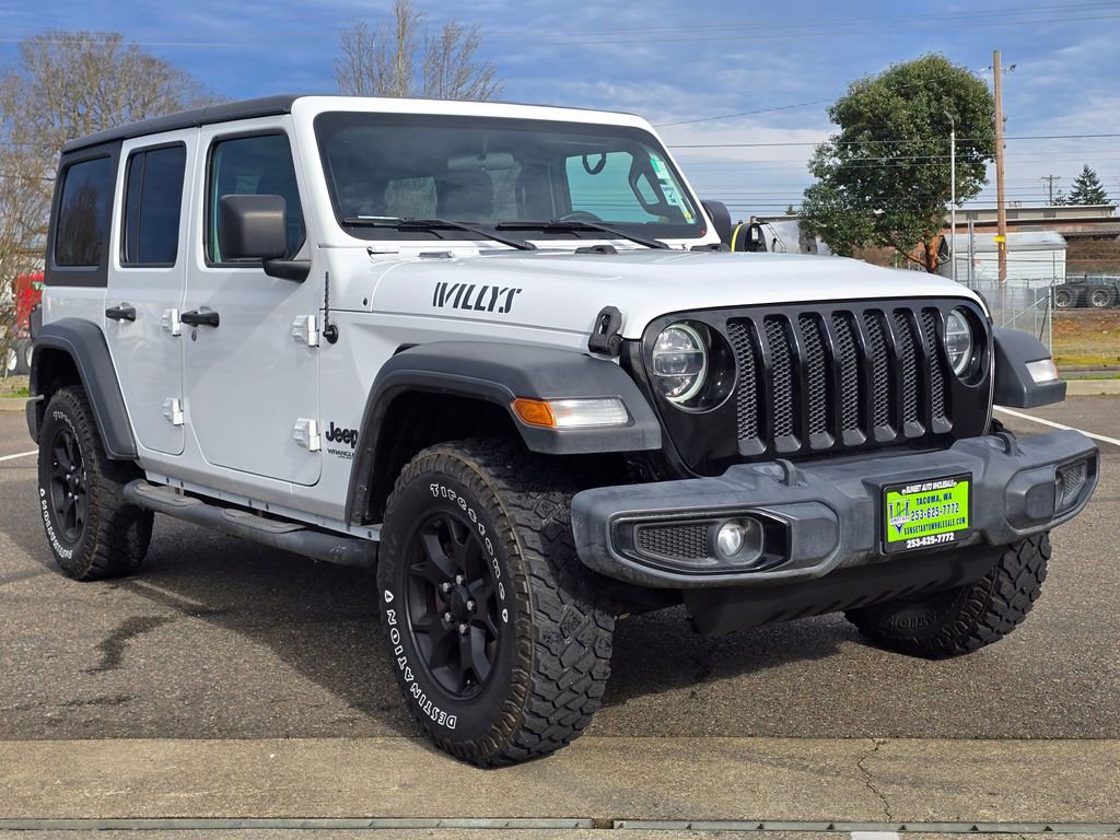 Used 2020 Jeep Wrangler Unlimited Willys image 7