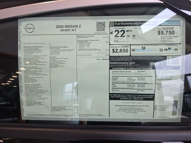 New 2026 Nissan Z Sport w/ Floor Mat Package image 29