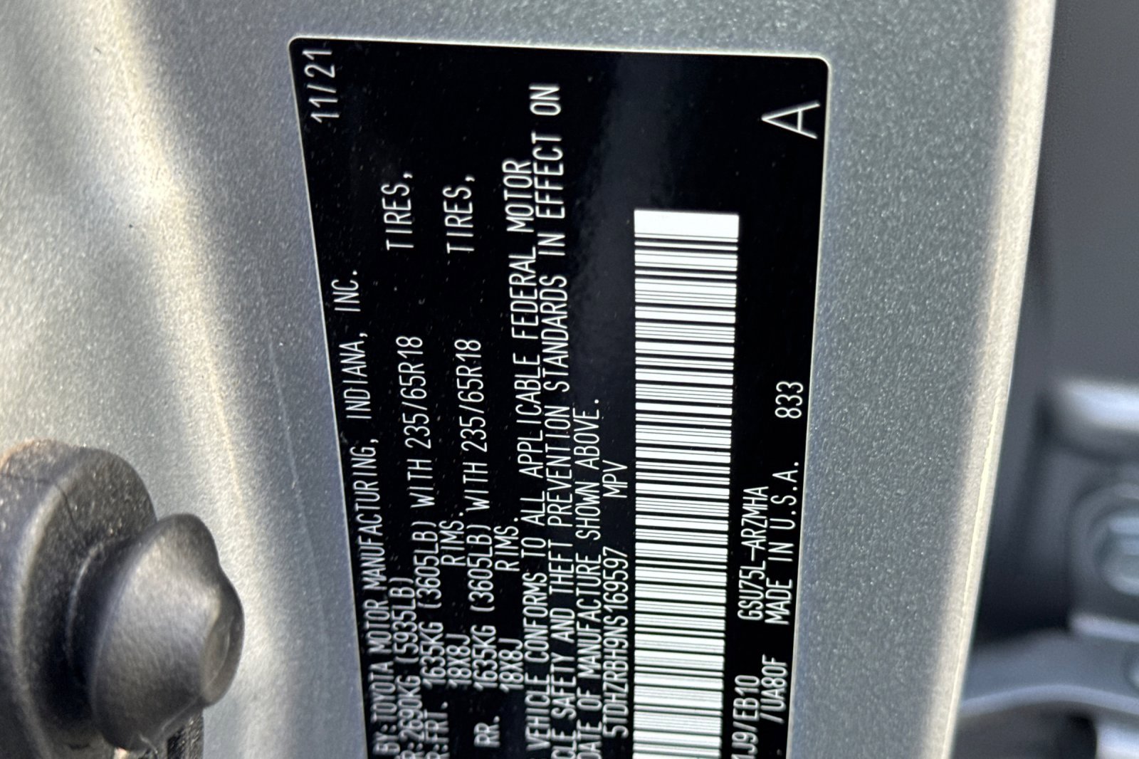 Used 2022 Toyota Highlander XLE image 60