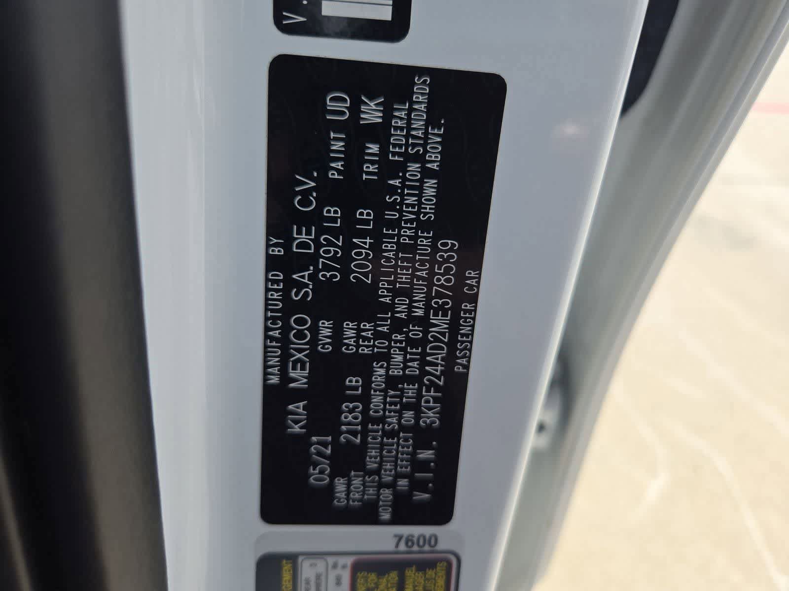 Used 2021 Kia Forte Sedan FWD image 34