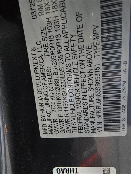 Used 2025 Honda Odyssey EX-L image 36