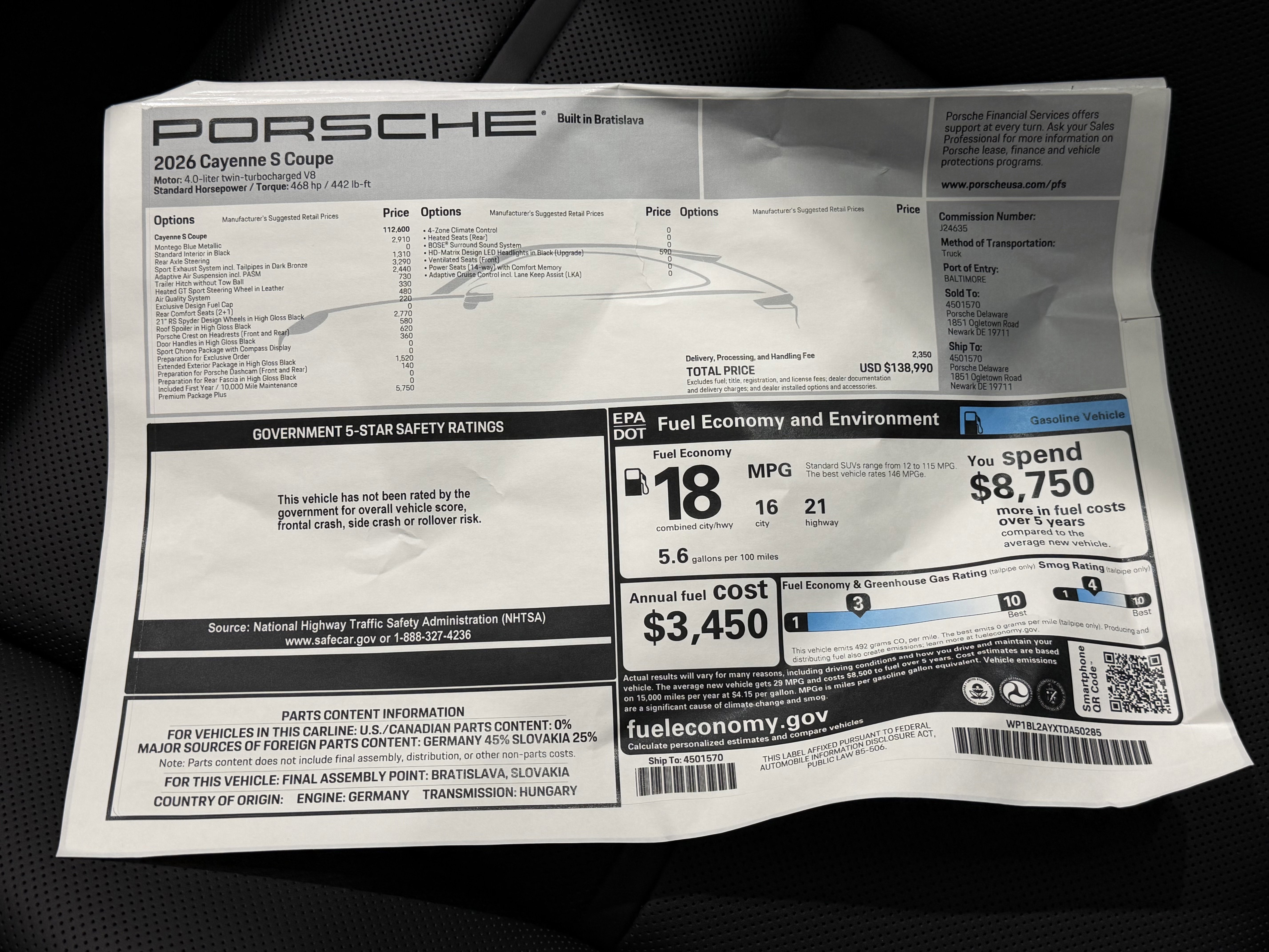 New 2026 Porsche Cayenne S image 55