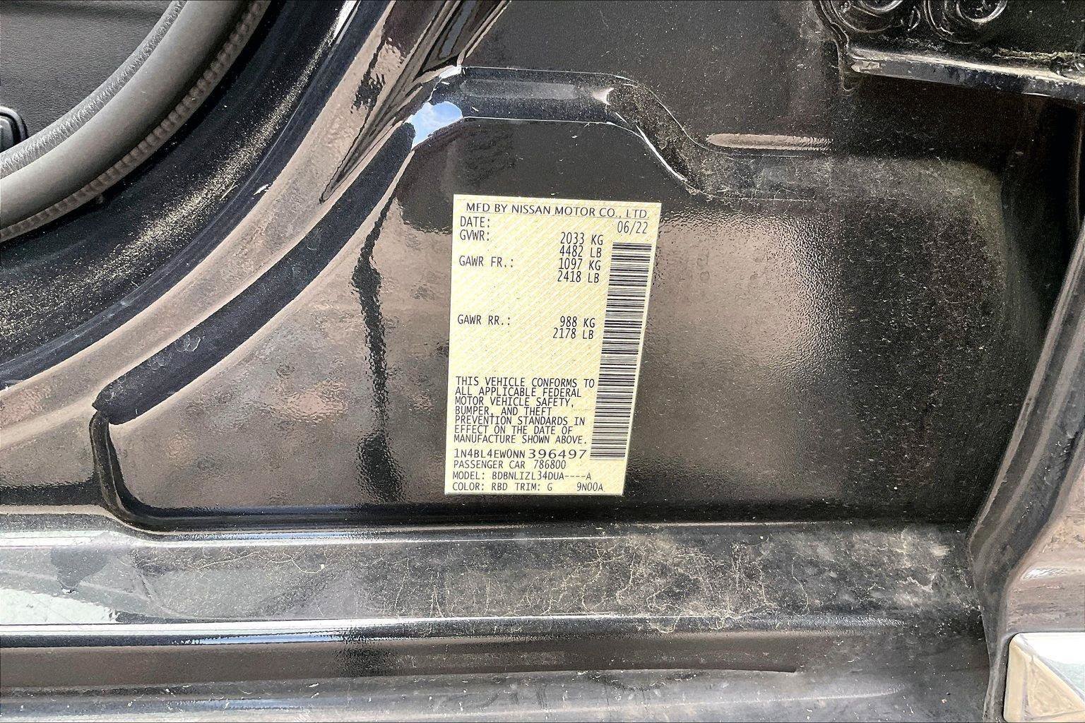 Certified 2022 Nissan Altima 2.5 SL AWD/4WD image 3