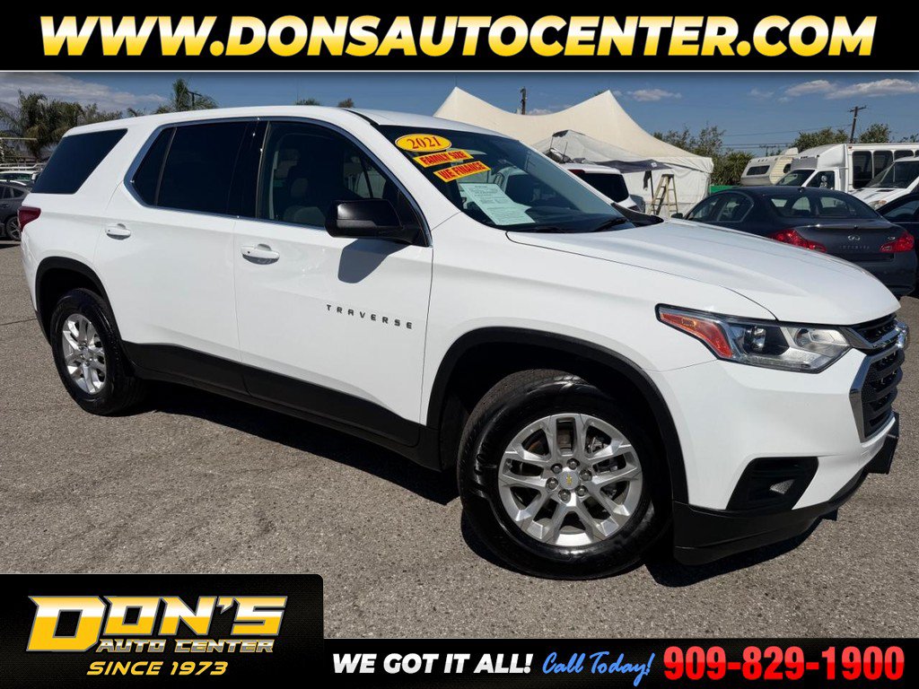 Used 2021 Chevrolet Traverse LS FWD image 1