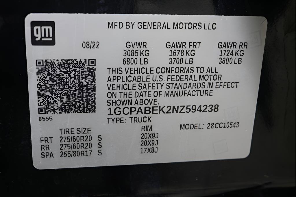 Used 2022 Chevrolet Silverado 1500 Custom image 14