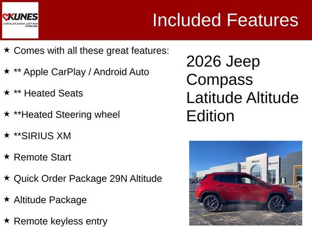 New 2026 Jeep Compass Altitude image 4