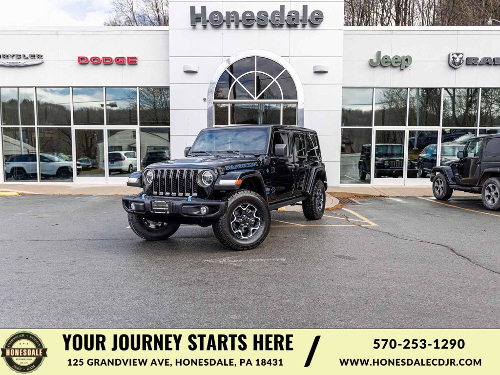 Used 2022 Jeep Wrangler Unlimited Rubicon 4xe w/ Steel Bumper Group