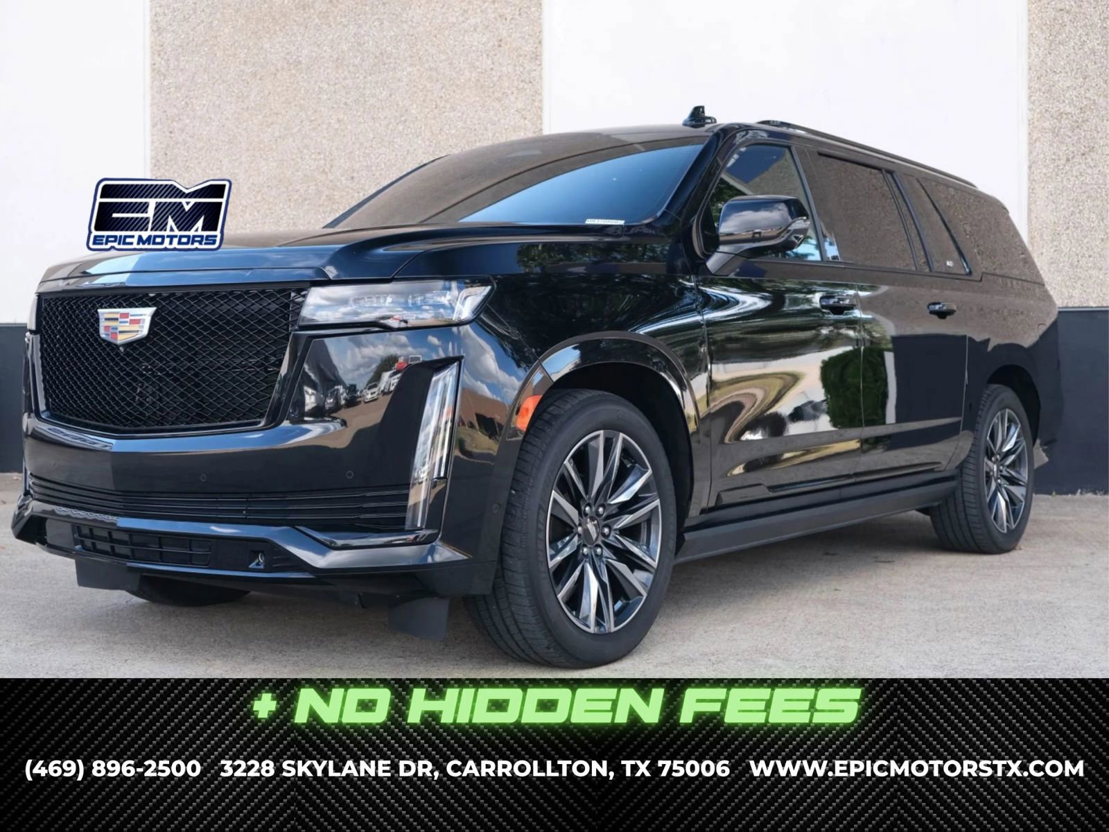 Used 2021 Cadillac Escalade ESV Sport w/ Driver Assist Tech Package RWD image 1