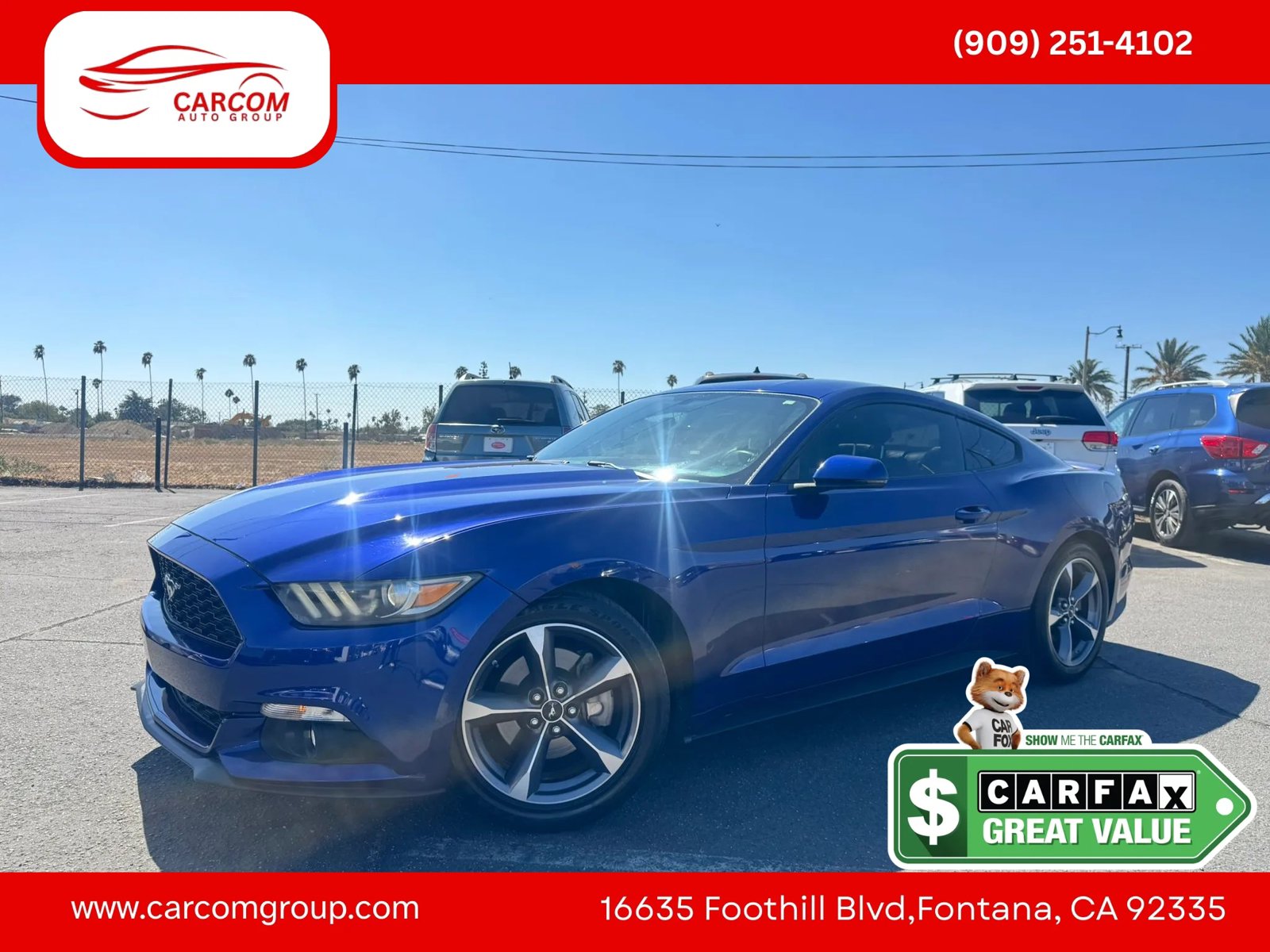 Used 2015 Ford Mustang Premium w/ Equipment Group 201A RWD image 1