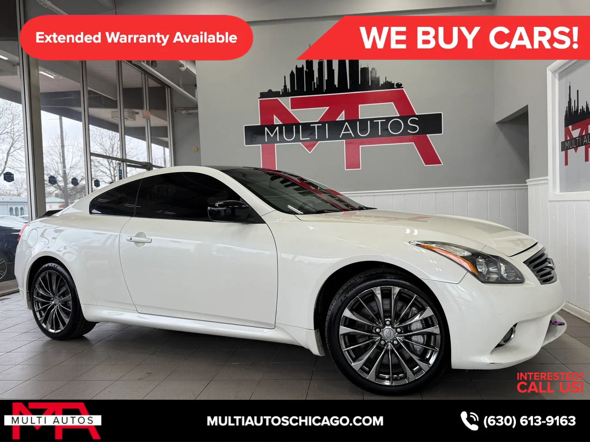 Used 2015 INFINITI Q60 AWD Coupe w/ Premium Package image 2