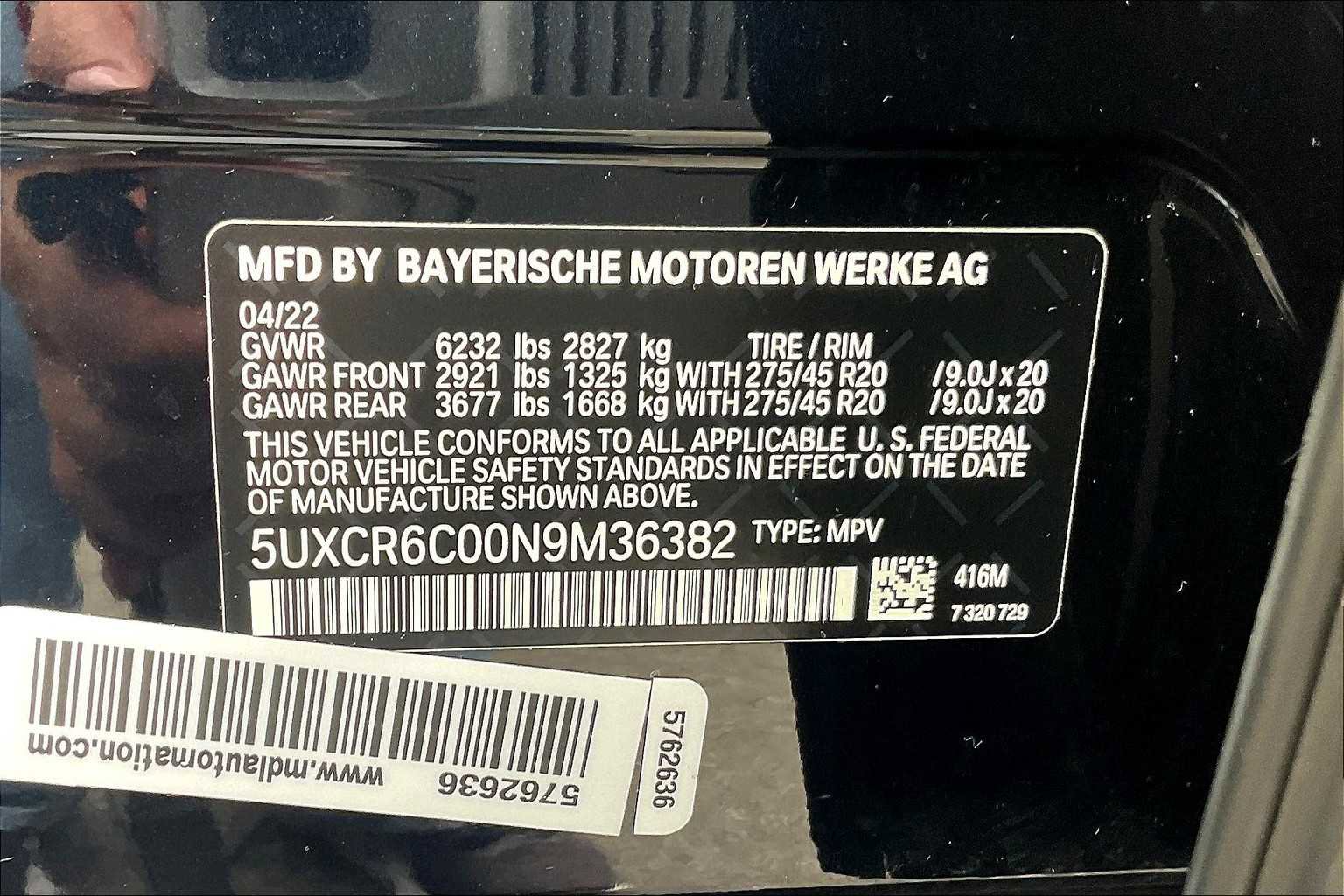 Used 2022 BMW X5 xDrive40i w/ M Sport Package image 35