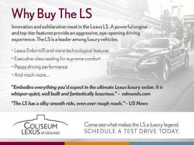 Certified 2024 Lexus LS 500 w/ Interior Upgrade Package RWD image 5