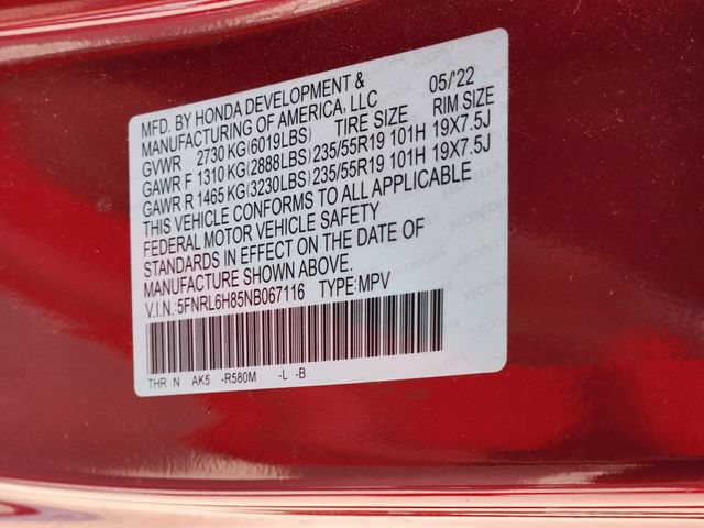 Used 2022 Honda Odyssey Touring image 36
