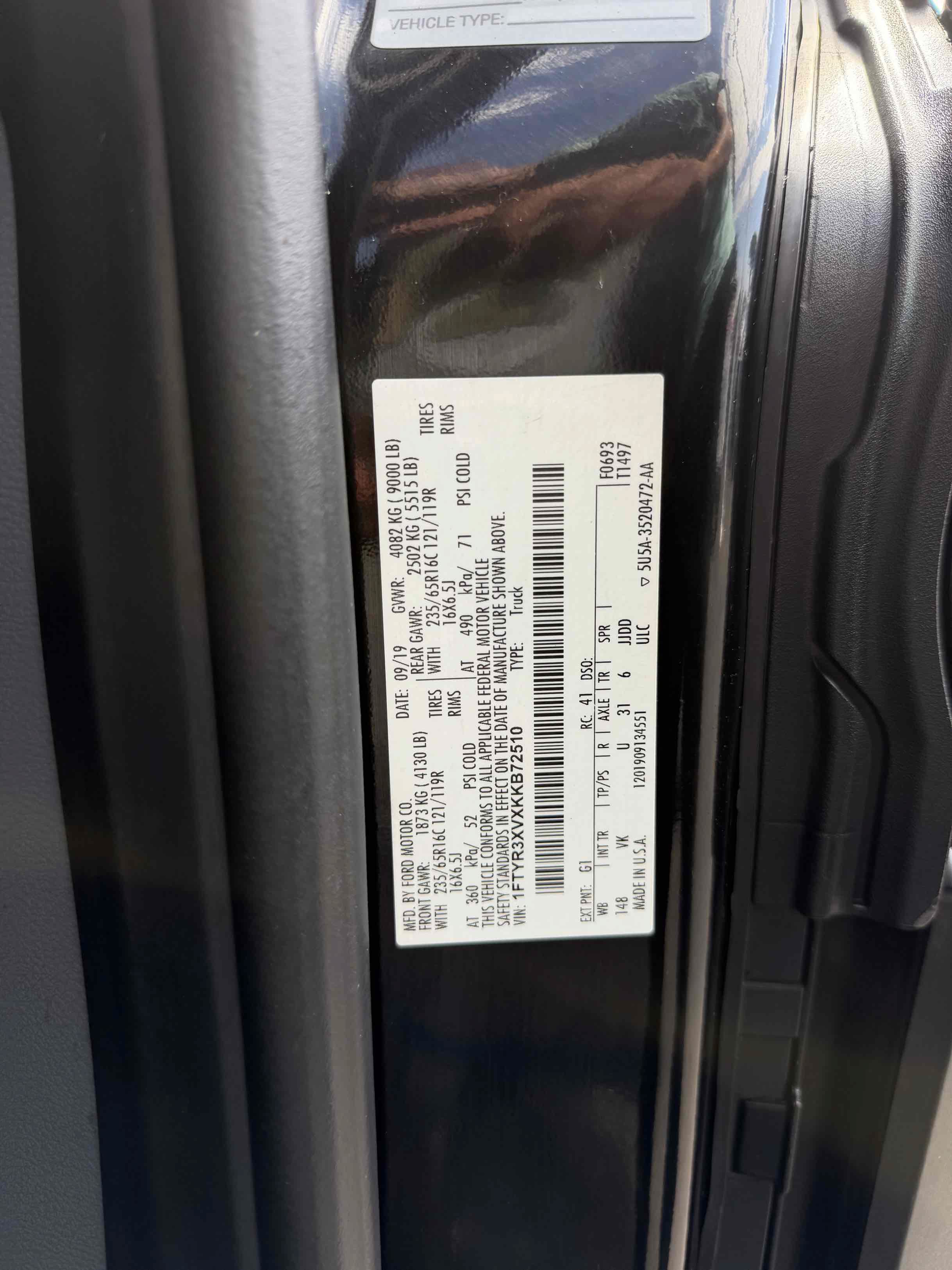 Used 2019 Ford Transit 250 148 High Roof Extended RWD image 23