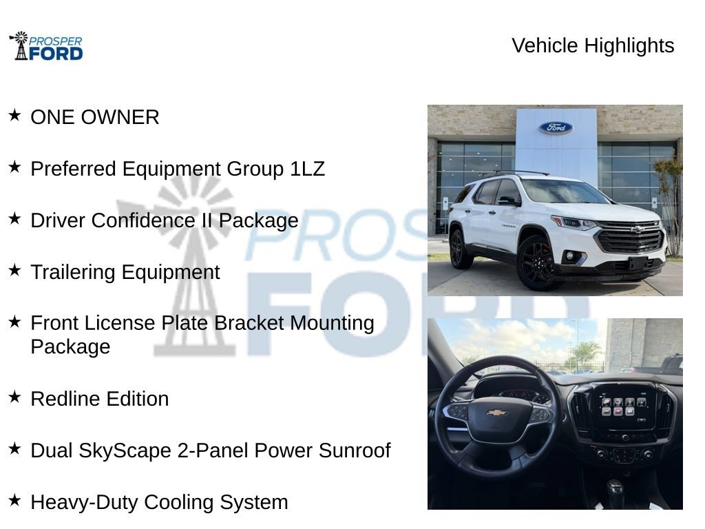 Used 2019 Chevrolet Traverse Premier w/ Redline Edition FWD image 5