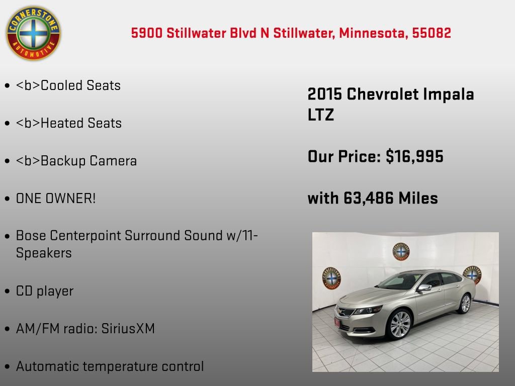 Used 2015 Chevrolet Impala LTZ image 15