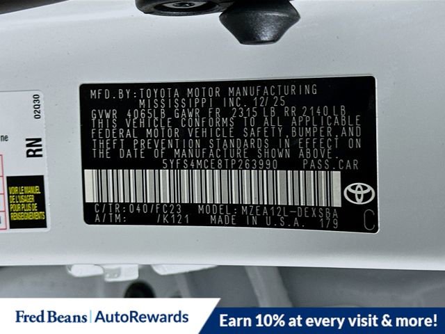 New 2026 Toyota Corolla SE image 11