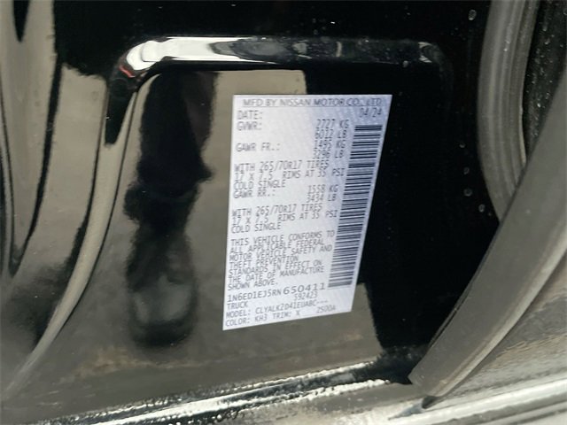 Used 2024 Nissan Frontier Pro-X w/ Pro Convenience Package image 35