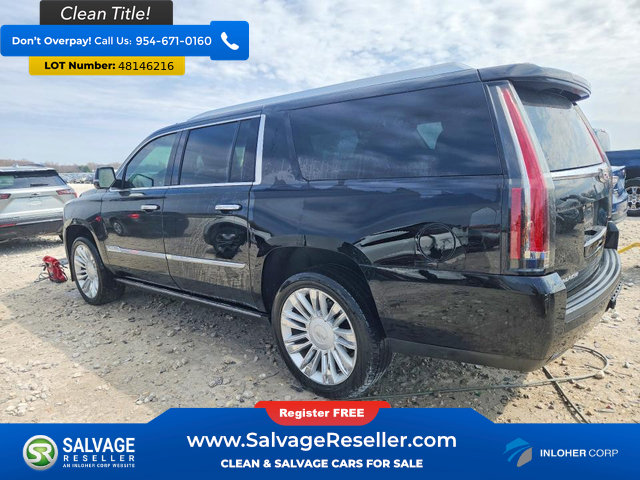 Used 2015 Cadillac Escalade ESV Platinum AWD/4WD image 3
