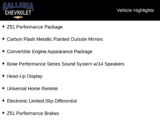 Used 2024 Chevrolet Corvette Stingray Preferred Conv w/ Z51 Performance Package RWD image 6