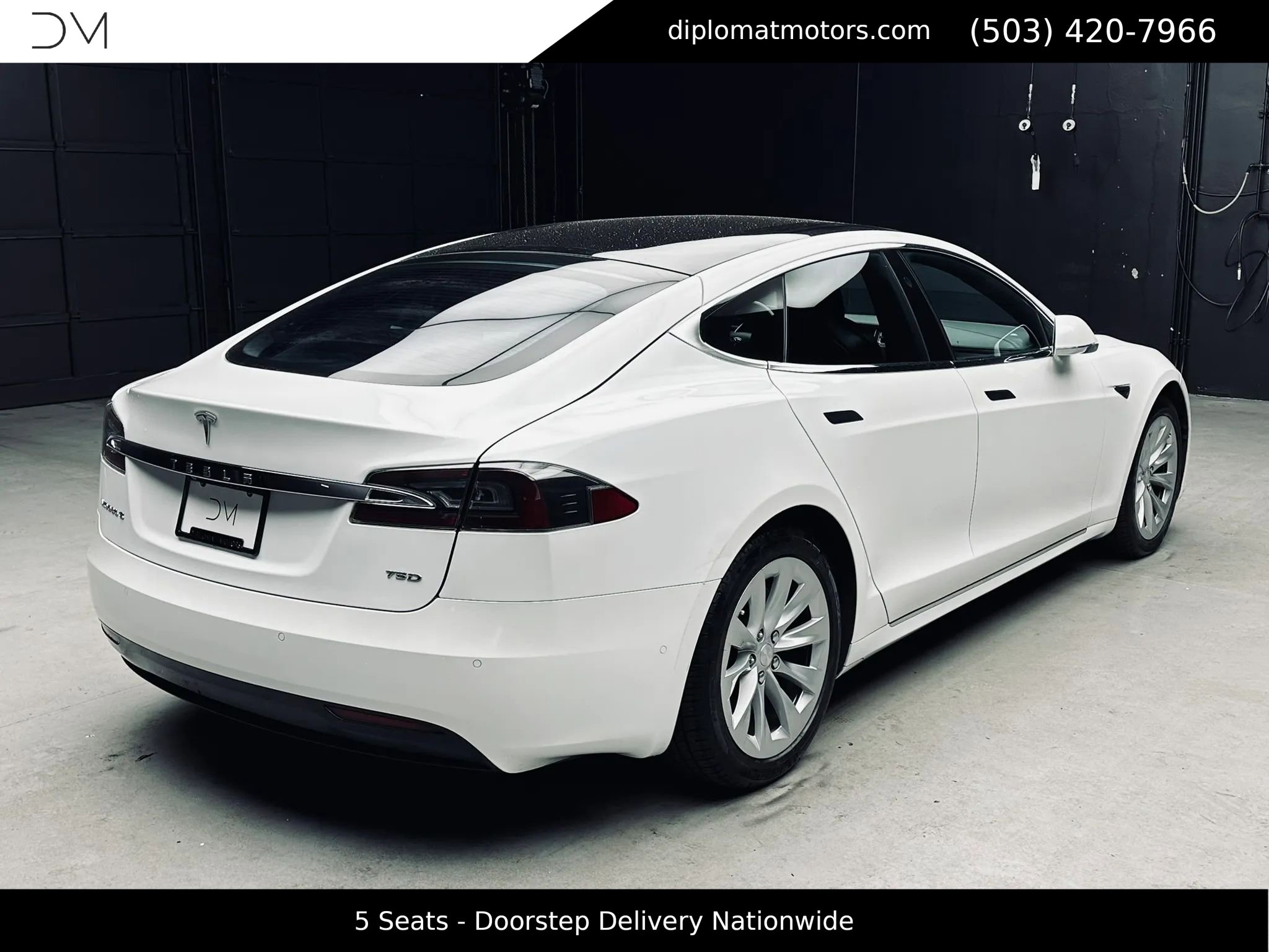 Used 2017 Tesla Model S 75D AWD/4WD image 7