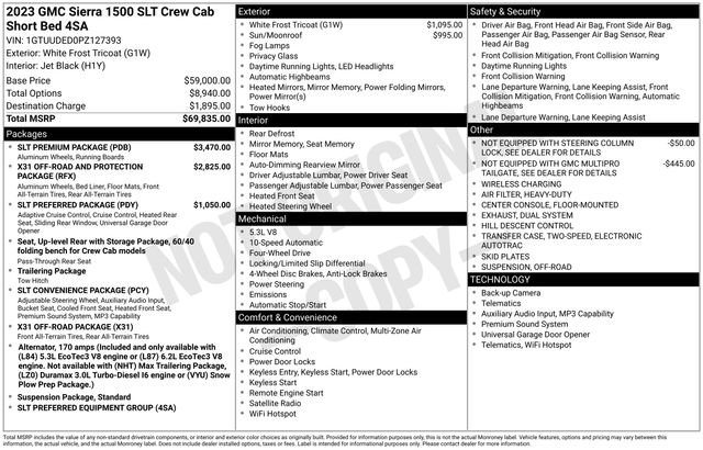 Used 2023 GMC Sierra 1500 SLT w/ SLT Premium Package AWD/4WD image 4