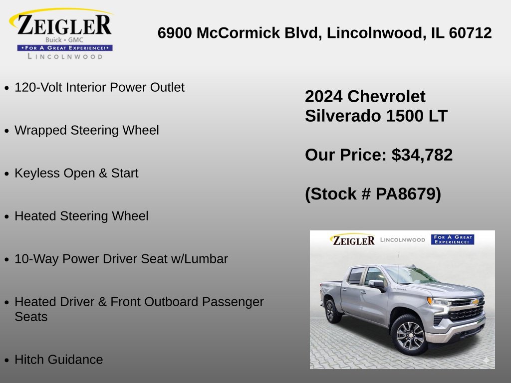 Certified 2024 Chevrolet Silverado 1500 LT AWD/4WD image 18