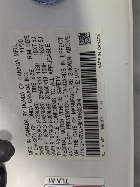 Used 2021 Honda CR-V EX-L image 38