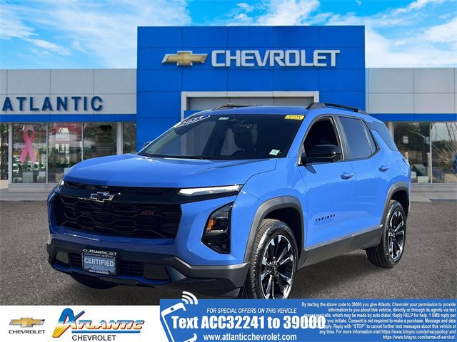 Certified 2025 Chevrolet Equinox RS w/ Safety and Technology Package