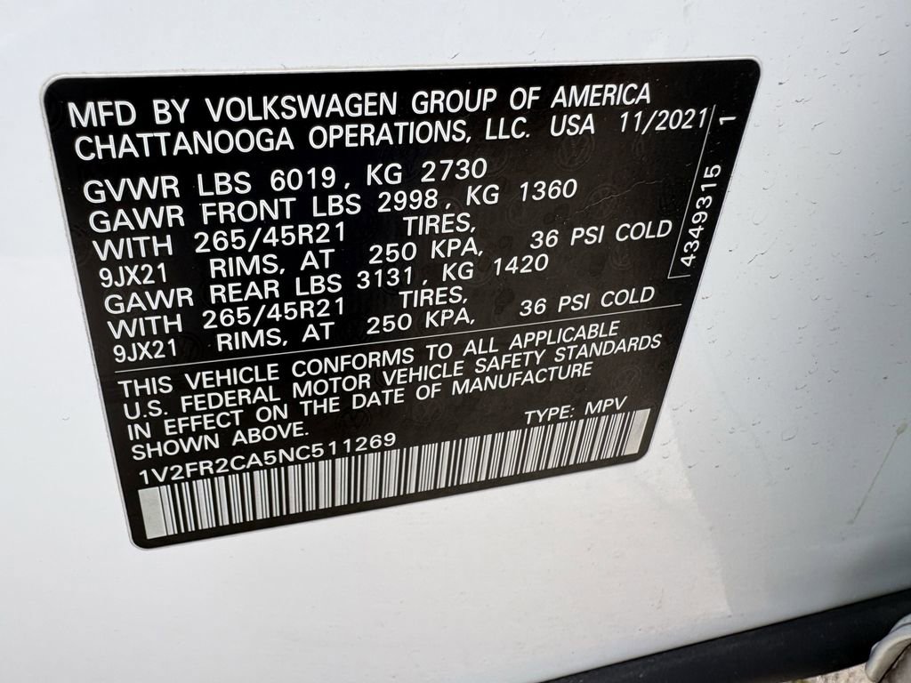 Used 2022 Volkswagen Atlas SEL Premium image 30