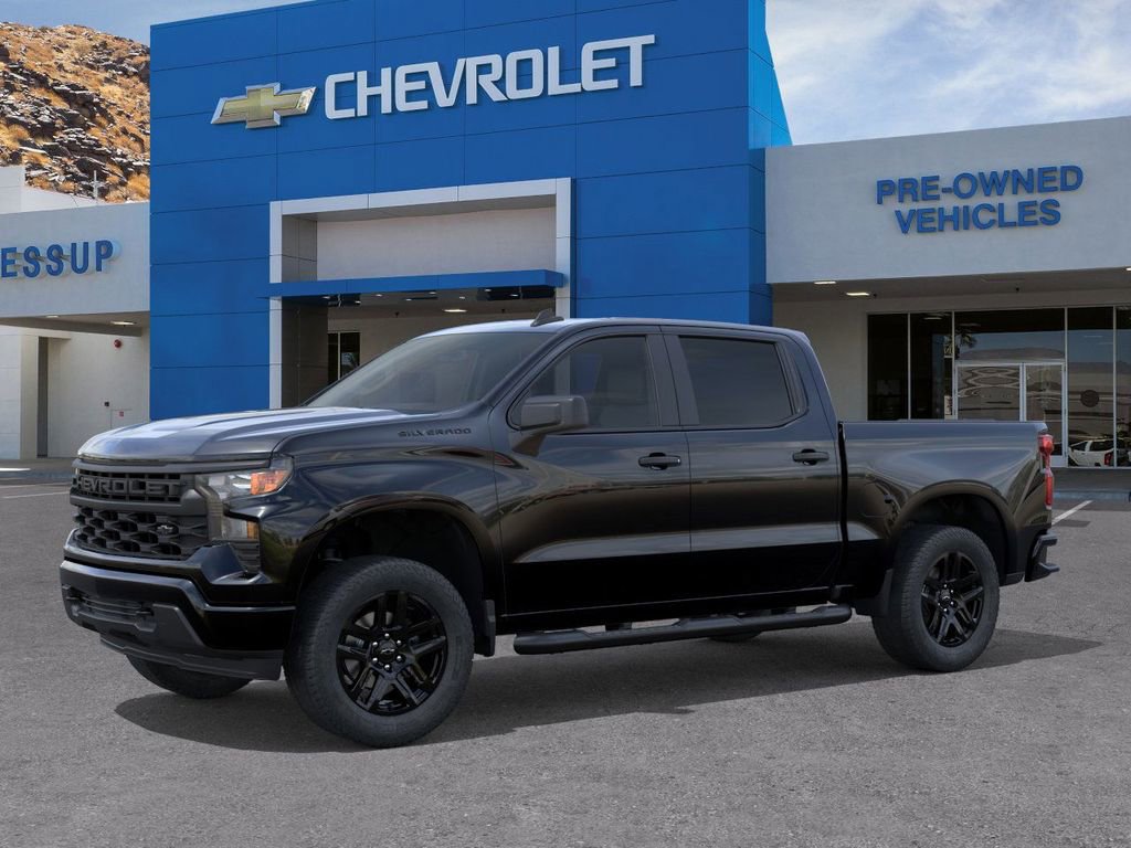 New 2026 Chevrolet Silverado 1500 Custom w/ Turbomax Blackout Package image 2