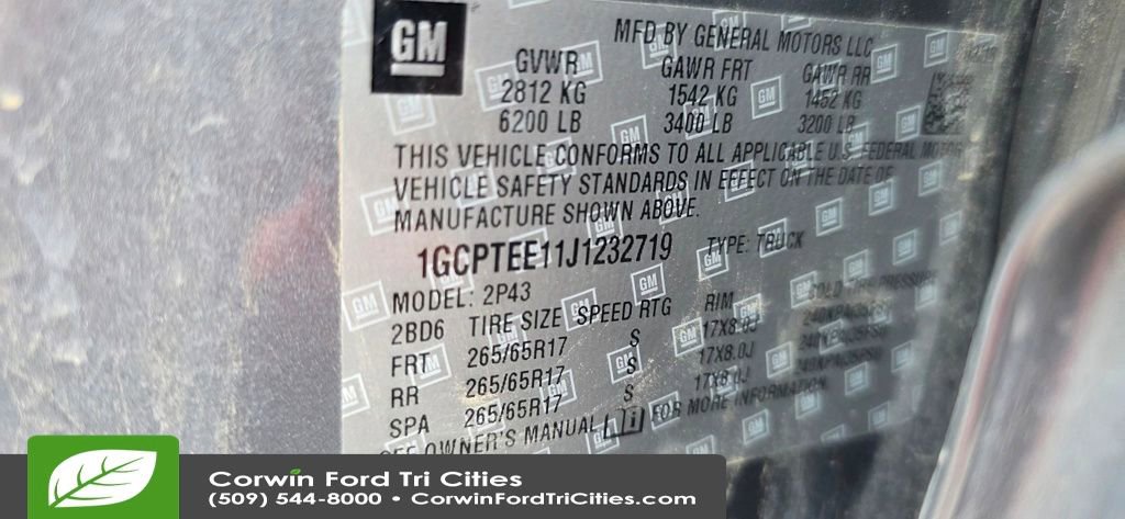 Used 2018 Chevrolet Colorado ZR2 image 15