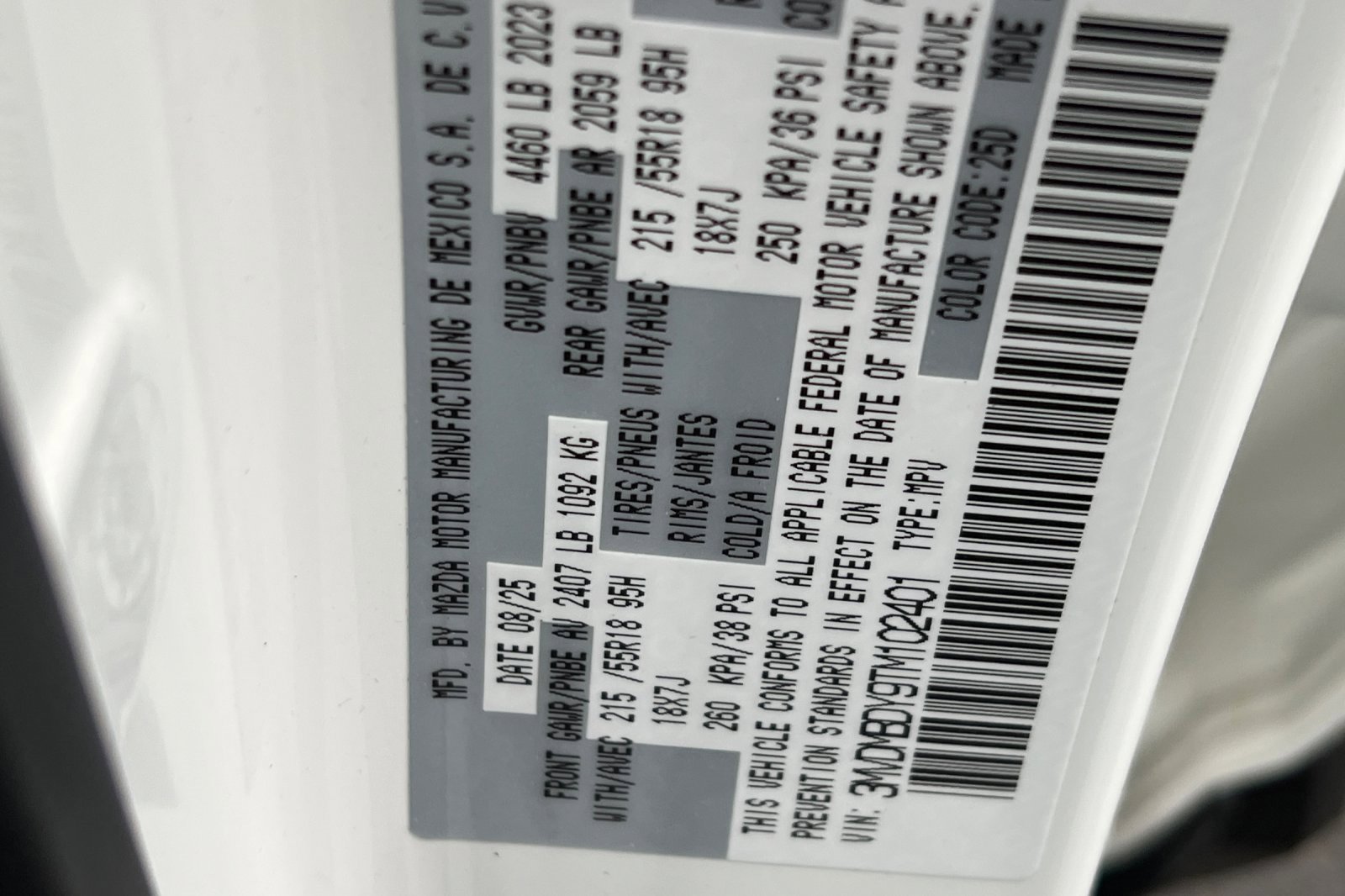 New 2026 MAZDA CX-30 2.5 Turbo w/ Premium Package image 22