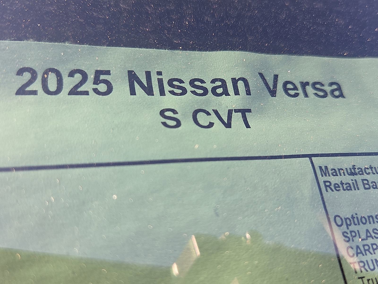 Used 2025 Nissan Versa S w/ Trunk Package image 8