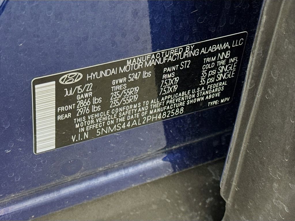 Certified 2023 Hyundai Santa Fe Limited image 35