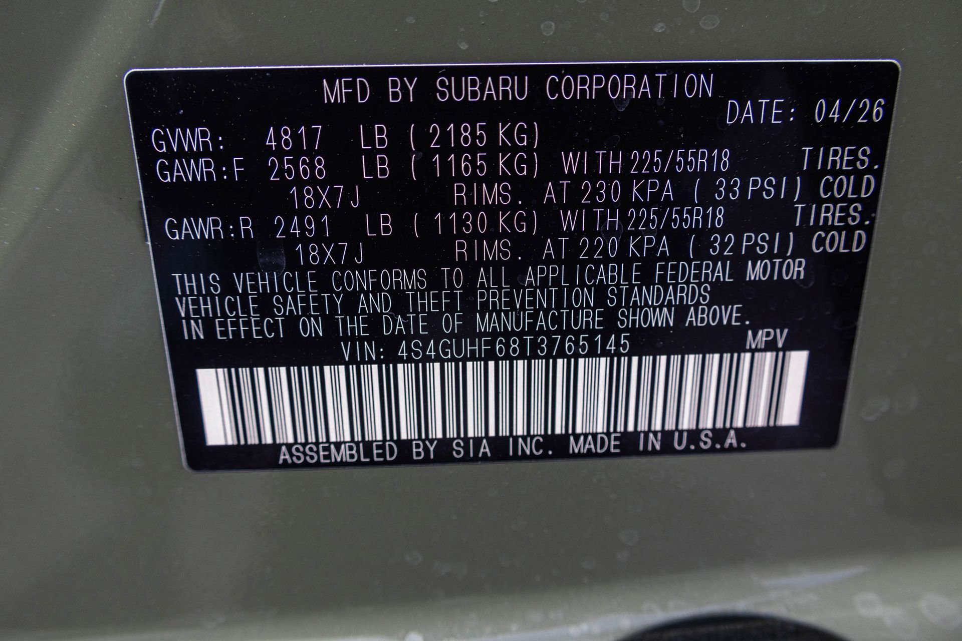 New 2026 Subaru Crosstrek 2.5i Sport image 43