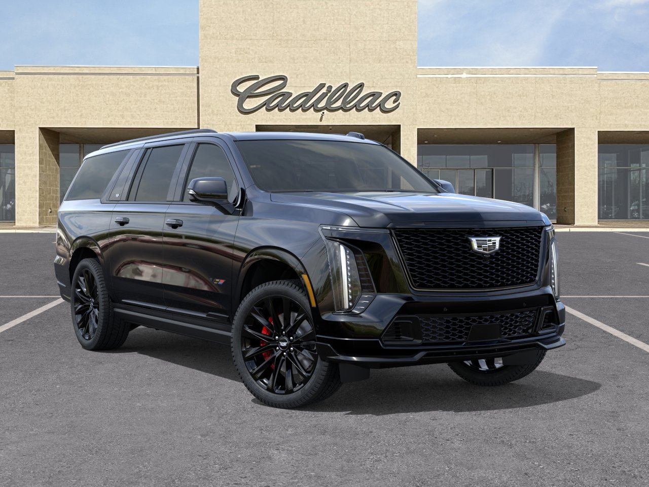 New 2026 Cadillac Escalade ESV V w/ LPO, ONYX Package AWD/4WD image 7
