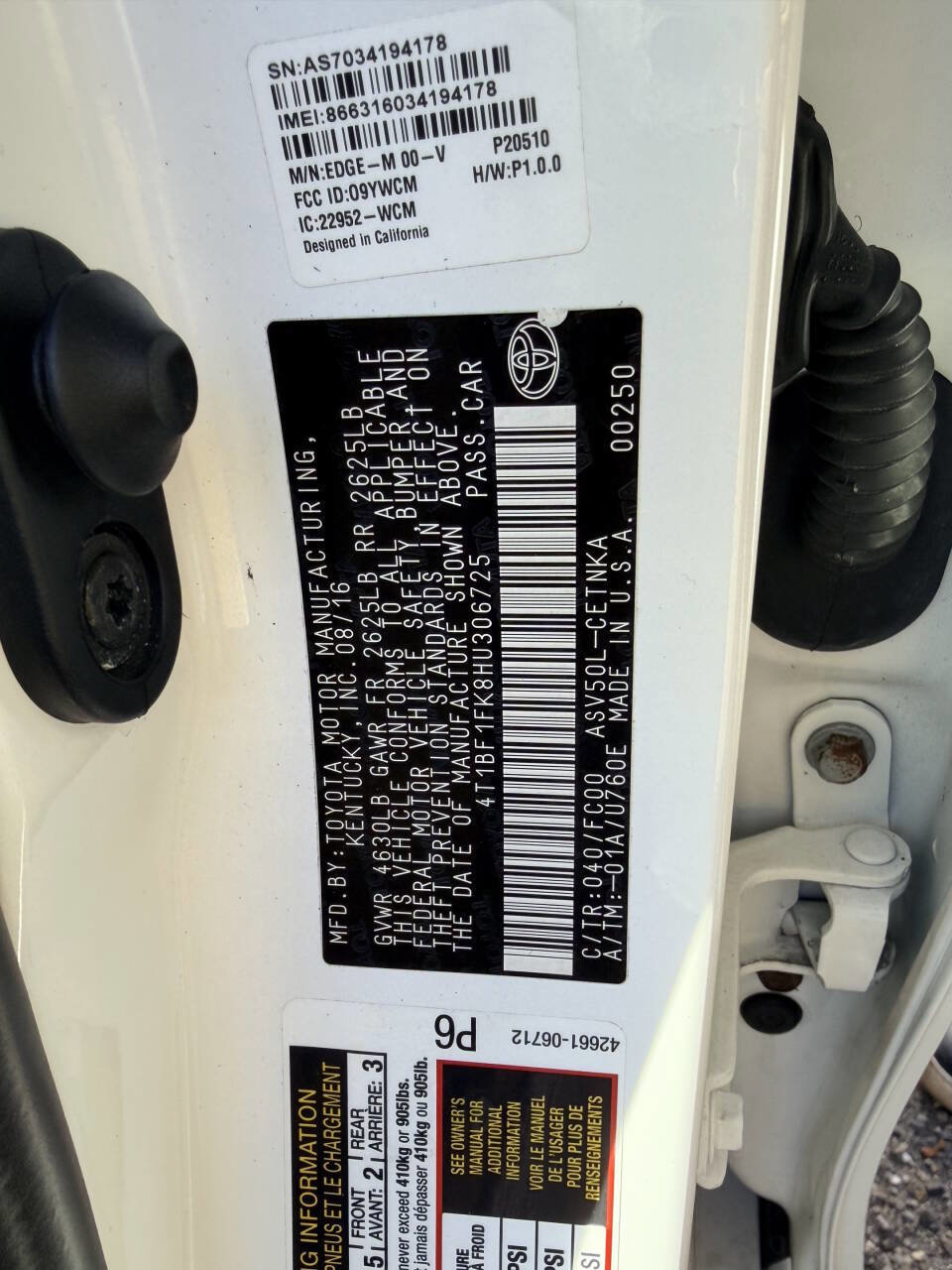 Used 2017 Toyota Camry LE image 58