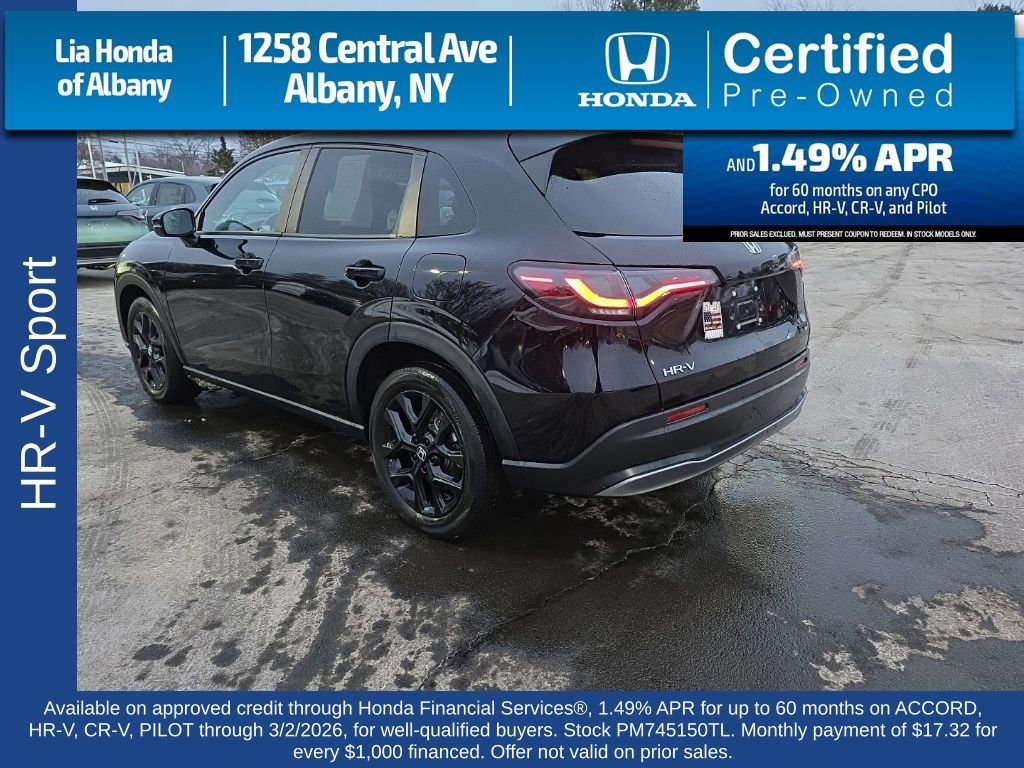 Certified 2023 Honda HR-V Sport image 5