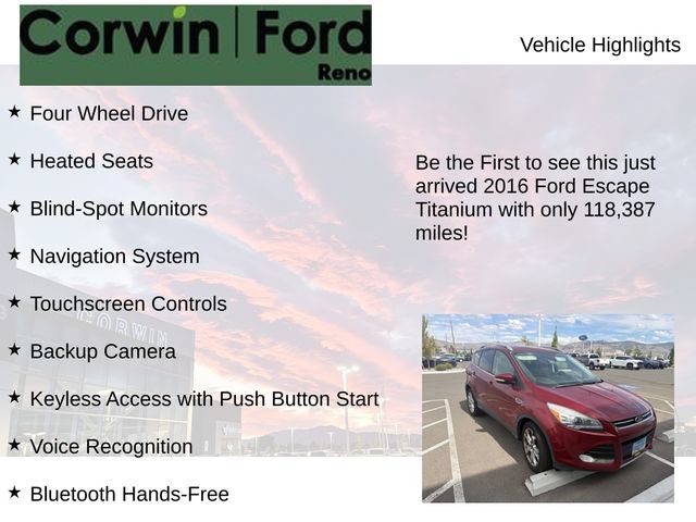 Used 2016 Ford Escape Titanium w/ Equipment Group 301A AWD/4WD image 4